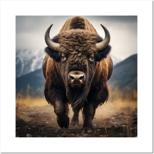 Majestic American Buffalo Posters and Art